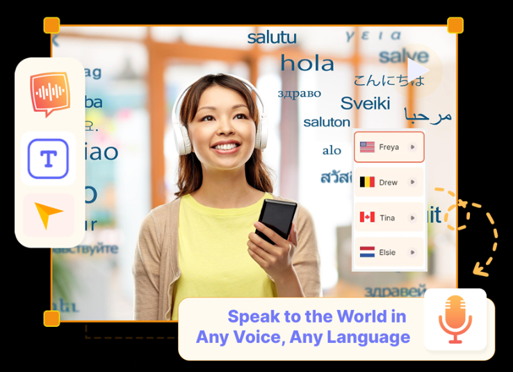 Speak to the World in Any Voice, Any Language